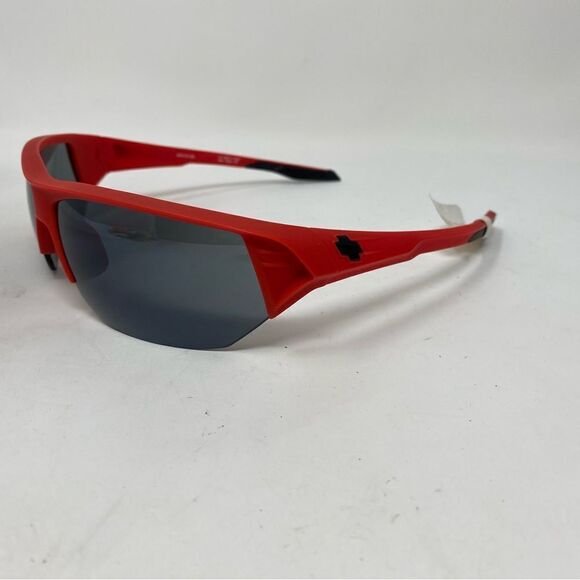 SPY OPTIC ALPHA SUNGLASSES 68/14/125 RED WITH GRAY LENS -H87 - Picture 7 of 9